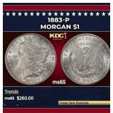 1883-p Morgan Dollar $1 Grades GEM Unc
