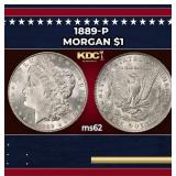 1889-p Morgan Dollar $1 Grades Select Unc