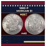 1880-p Morgan Dollar $1 Grades Select Unc