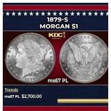 1879-s Morgan Dollar $1 ms67 PL SEGS
