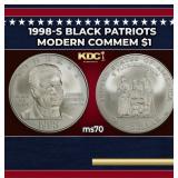 1998-s Black Patriots Modern Commem Dollar $1 ms70