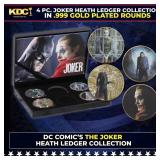 4 Coin Joker - Heath Ledger - Gold Plated Round Co