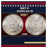 1887-p Morgan Dollar $1 Grades Select Unc