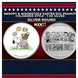 Snoopy & Woodstock Easter Egg Peanuts Colorized St