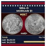 1894-o Morgan Dollar $1 ms62+ USCG