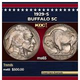1929-s Buffalo Nickel 5c Grades ms65