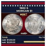 1902-s Morgan Dollar $1 ms65+ SEGS