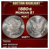 1880-s Morgan Dollar $1 ms67+ SEGS