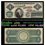 1862 $2 Large Size Legal Tender Note "Greenback" A