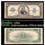 1923 $5 Large Size Silver Certificate "Porthole No