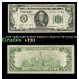 1928 $100 Green Seal Federal Reserve Note "Redeema
