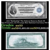 1918 $2 Large Size National Currency "Battleship"