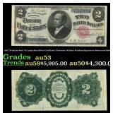 1891 $2 Large Size Silver Certificate "Windom Note