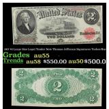 1917 $2 Large Size Legal Tender Note Thomas Jeffer