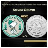 Snoopy Beagle Scout Patch Peanuts Colorized Style