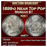 1899-o Morgan Dollar Near Top Pop $1 ms67+ SEGS