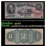 1869 $2 Large Size Legal Tender Note "Rainbow Note