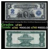 1899 $2 Large Size Silver Certificate "Mini-Portho