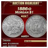 1886-o Morgan Dollar $1 ms63+ USCG