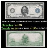 1914 $50 Green Seal Federal Reserve Note Grades Se