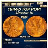 1944-d Lincoln Cent TOP POP! 1c ms68 rd SEGS