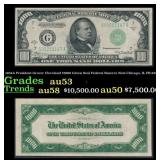1934A $1000 Green Seal Federal Reserve Note Presid