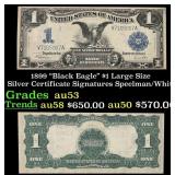 1899 $1 large size Silver Certificate "Black Eagle