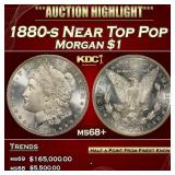 1880-s Morgan Dollar Near Top Pop $1 ms68+ SEGS