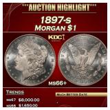 1897-s Morgan Dollar $1 ms66+ SEGS