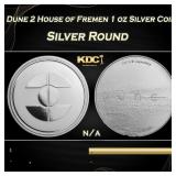 Dune 2 House of Fremen 1 oz Silver Coin Round