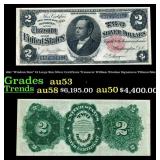 1891 $2 Large Size Silver Certificate "Windom Note
