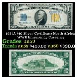 1934A $10 Silver Certificate North Africa WWII Eme