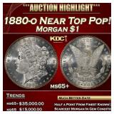 1880-o Morgan Dollar Near Top Pop! $1 ms65+ SEGS