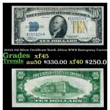 1934A $10 Silver Certificate North Africa WWII Eme