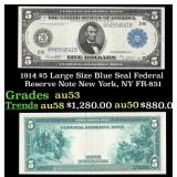 1914 $5 Large Size Blue Seal Federal Reserve Note