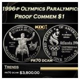 1996-p Olympics Paralympics Proof Modern Commem Do