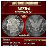 1878-s Morgan Dollar $1 ms66+ PL SEGS
