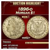 1896-o Morgan Dollar $1 ms62+ USCG