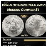 1996-d Olympics Paralympics Modern Commem Dollar $
