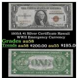 1935A $1 Silver Certificate Hawaii WWII Emergency