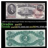 1880 $2 Large Size Legal Tender Note Grades Select