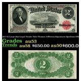 1917 $2 Large Size Legal Tender Note Thomas Jeffer