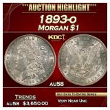 1893-o Morgan Dollar $1 au58 SEGS
