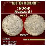 1904-s Morgan Dollar $1 ms62+ USCG