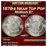 1878-s Morgan Dollar Near Top Pop $1 ms67+ SEGS