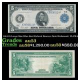 1914 $5 Large Size Blue Seal Federal Reserve Note