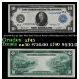 1914 $10 Large Size Blue Seal Federal Reserve Note