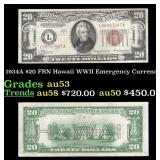 1934A $20 FRN Hawaii WWII Emergency Currency Grade