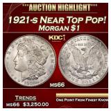 1921-s Morgan Dollar Near Top Pop! $1 ms66 SEGS