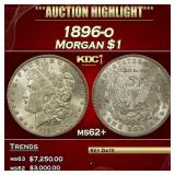 1896-o Morgan Dollar $1 ms62+ USCG